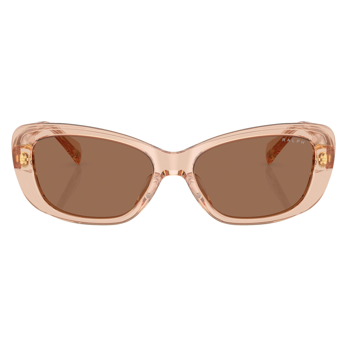 Ralph RA5322U 621173 Shiny Light Brown sunglasses front view