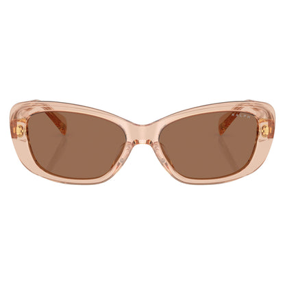 Ralph RA5322U 621173 Shiny Light Brown sunglasses front view