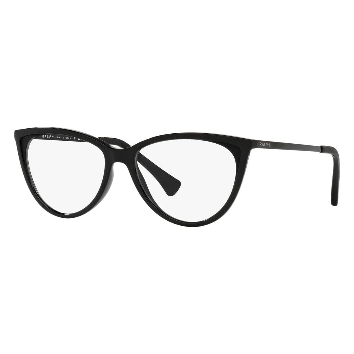 Ralph RA7131 5001 Shiny Black eyeglasses angle view
