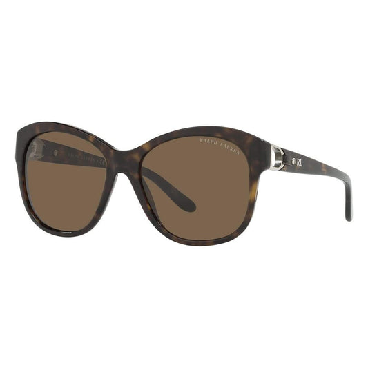 Ralph Lauren RL8190Q 500373 Shiny Dark Havana sunglasses angle view