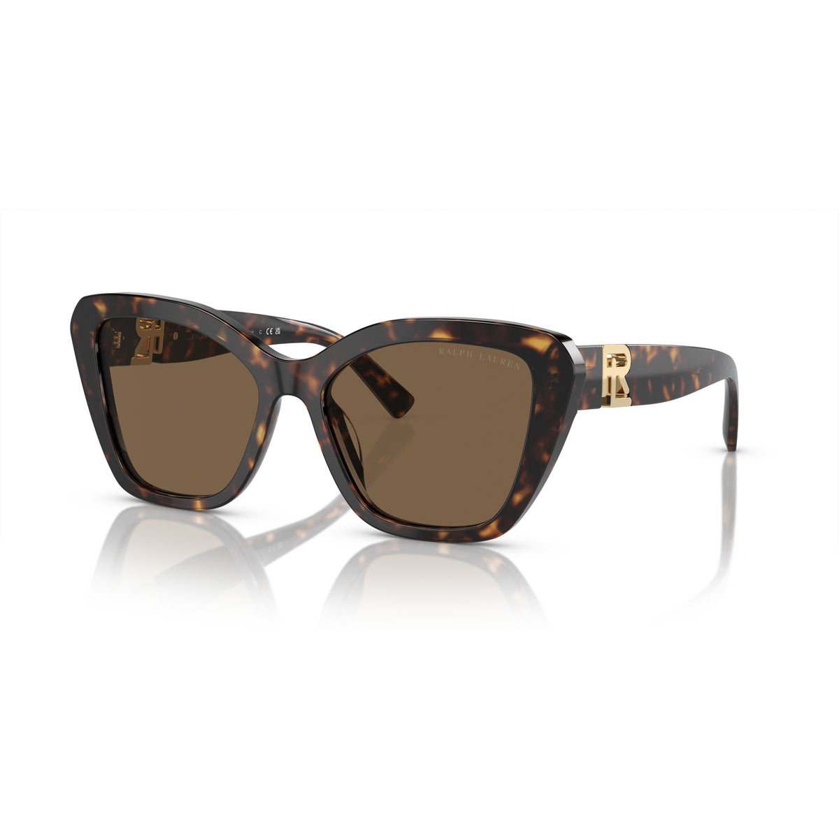 Ralph Lauren RL8216U 500373 Havana sunglasses angle view