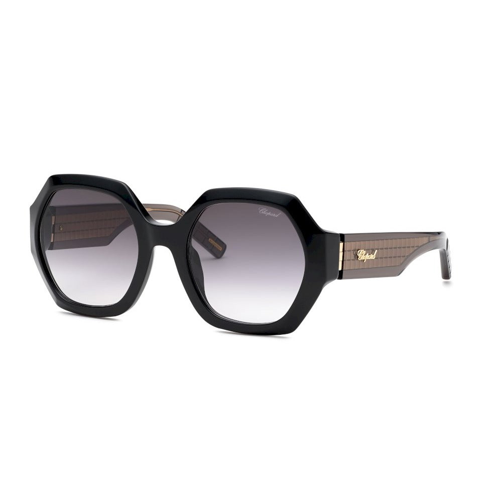 Chopard SCH362M 0BLK Super Black sunglasses angle view