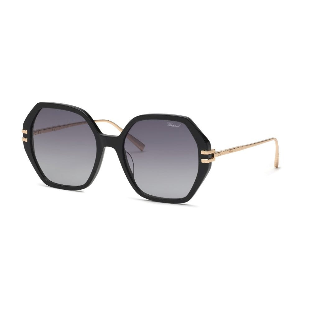 Chopard SCH370M 0BLK Super Black sunglasses angle view