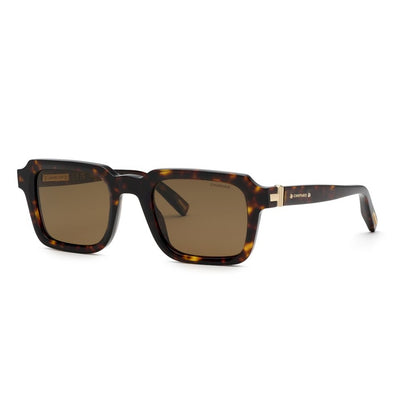 Chopard SCH376 909P Shiny Yellow Havana sunglasses angle view