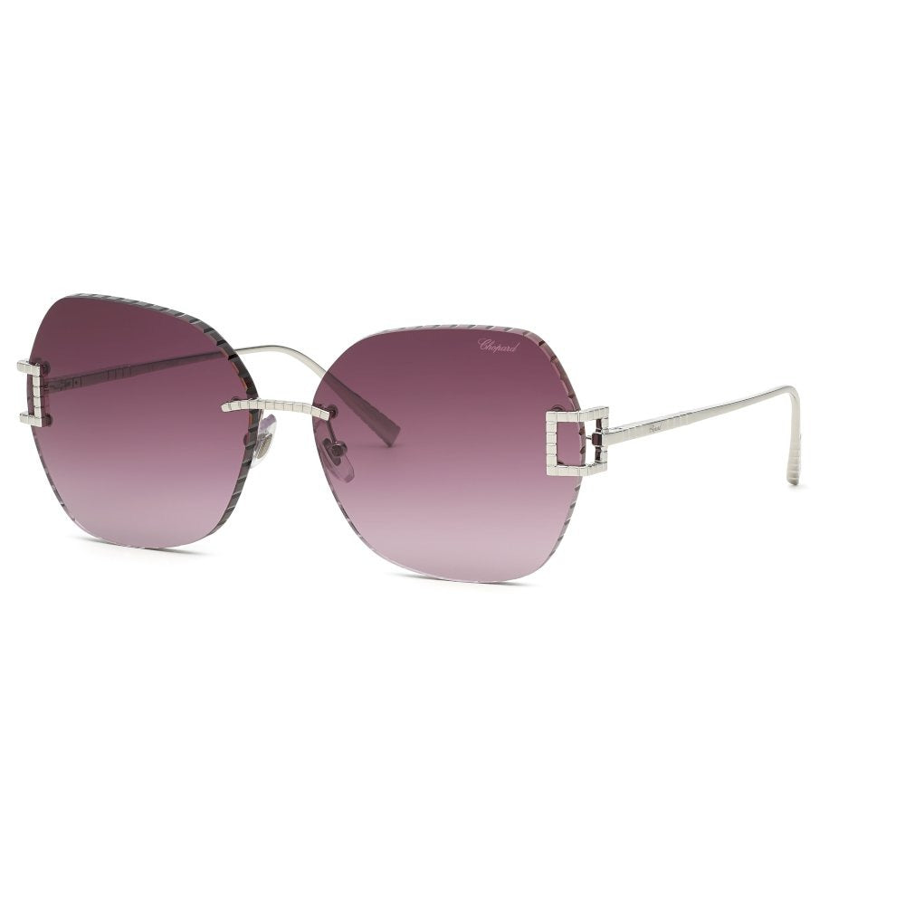 Chopard SCHG31M 0579 Shiny Palladium sunglasses angle view