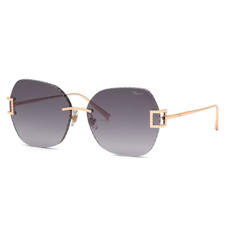 Chopard SCHG31M 08FC Shiny Copper Gold sunglasses angle view