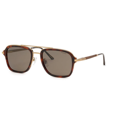 Chopard SCHG36 8FFP Shiny Grey Gold sunglasses angle view