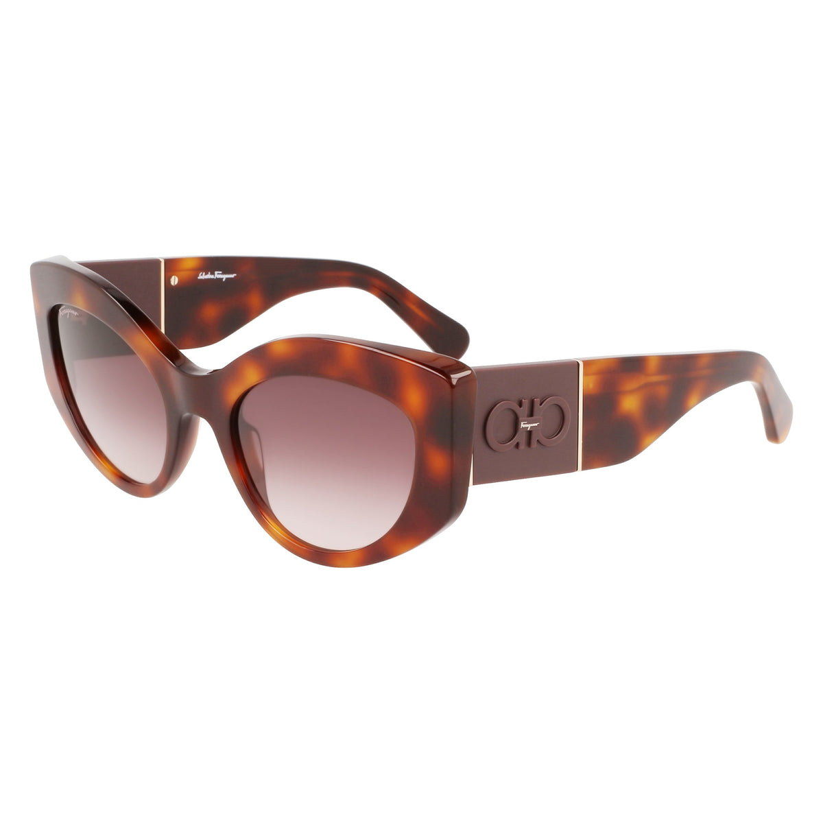 Ferragamo SF1044S 238 Classic Tortoise sunglasses angle view