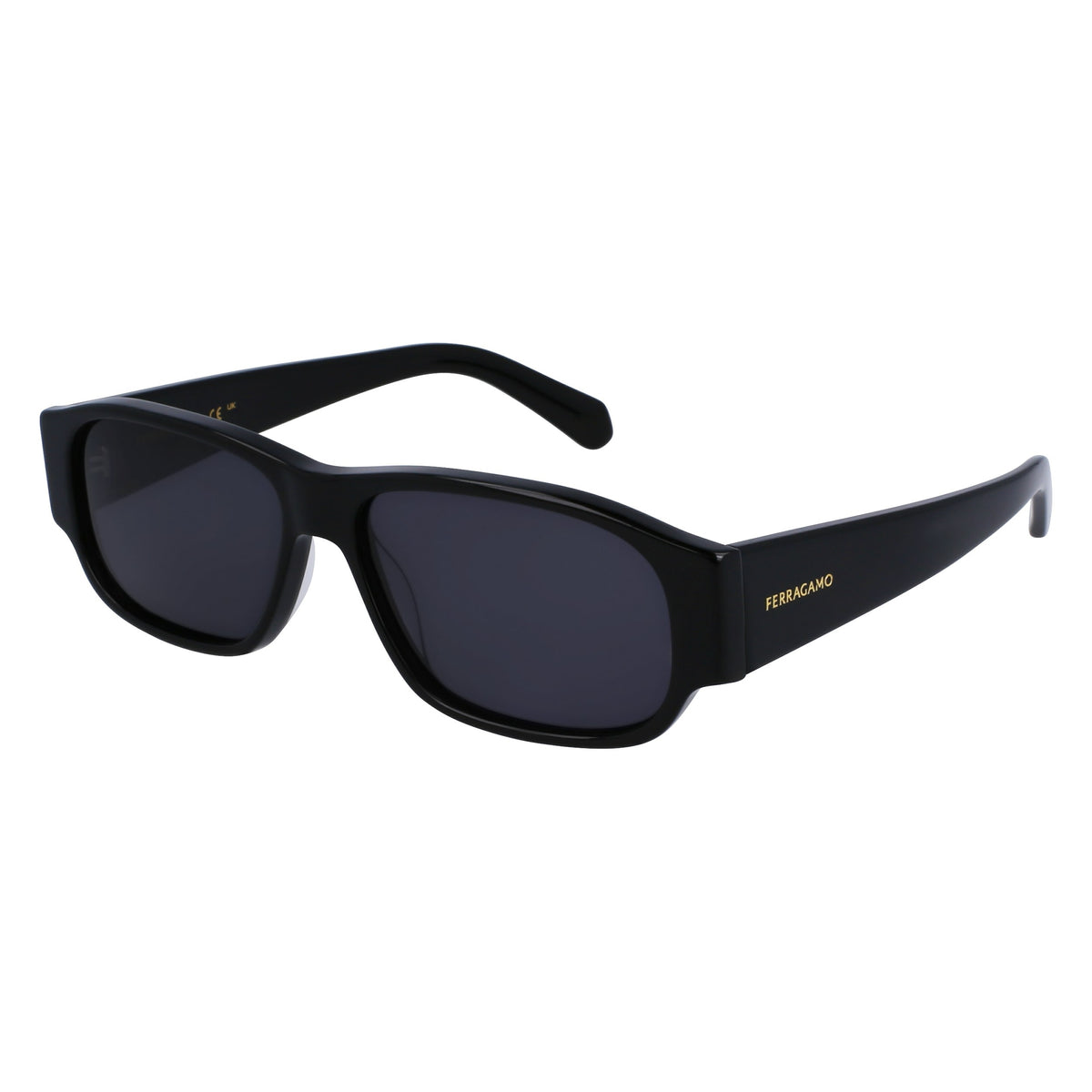 Ferragamo SF1109S 001 Black sunglasses angle view