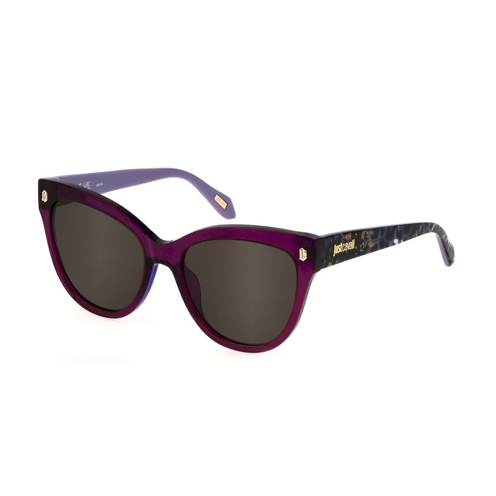 Just Cavalli SJC043 09FE Brown/Violet sunglasses angle view