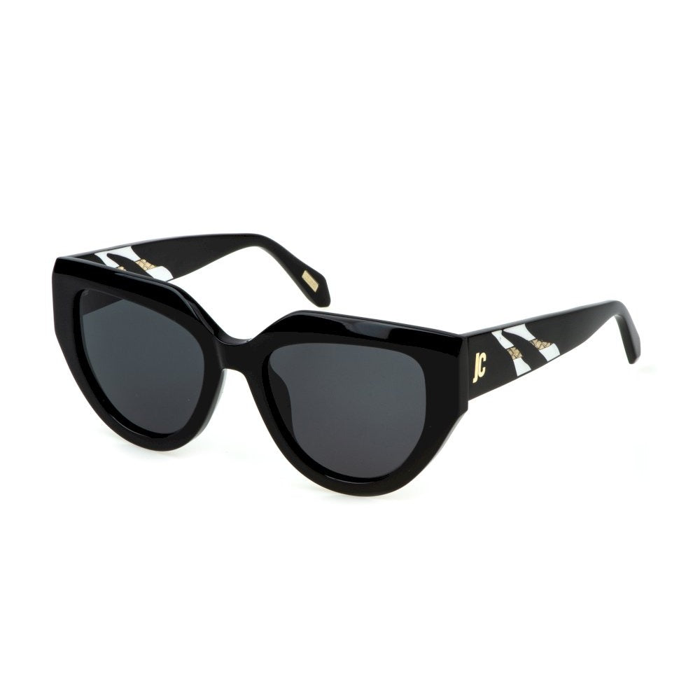 Just Cavalli SJC086V 0700 Shiny Black sunglasses angle view