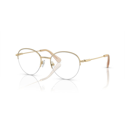 Swarovski SK1004 4013 Pale Gold eyeglasses angle view