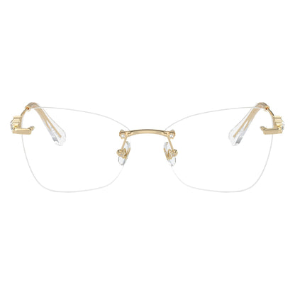 Swarovski SK1014 4013 Pale Gold eyeglasses front view