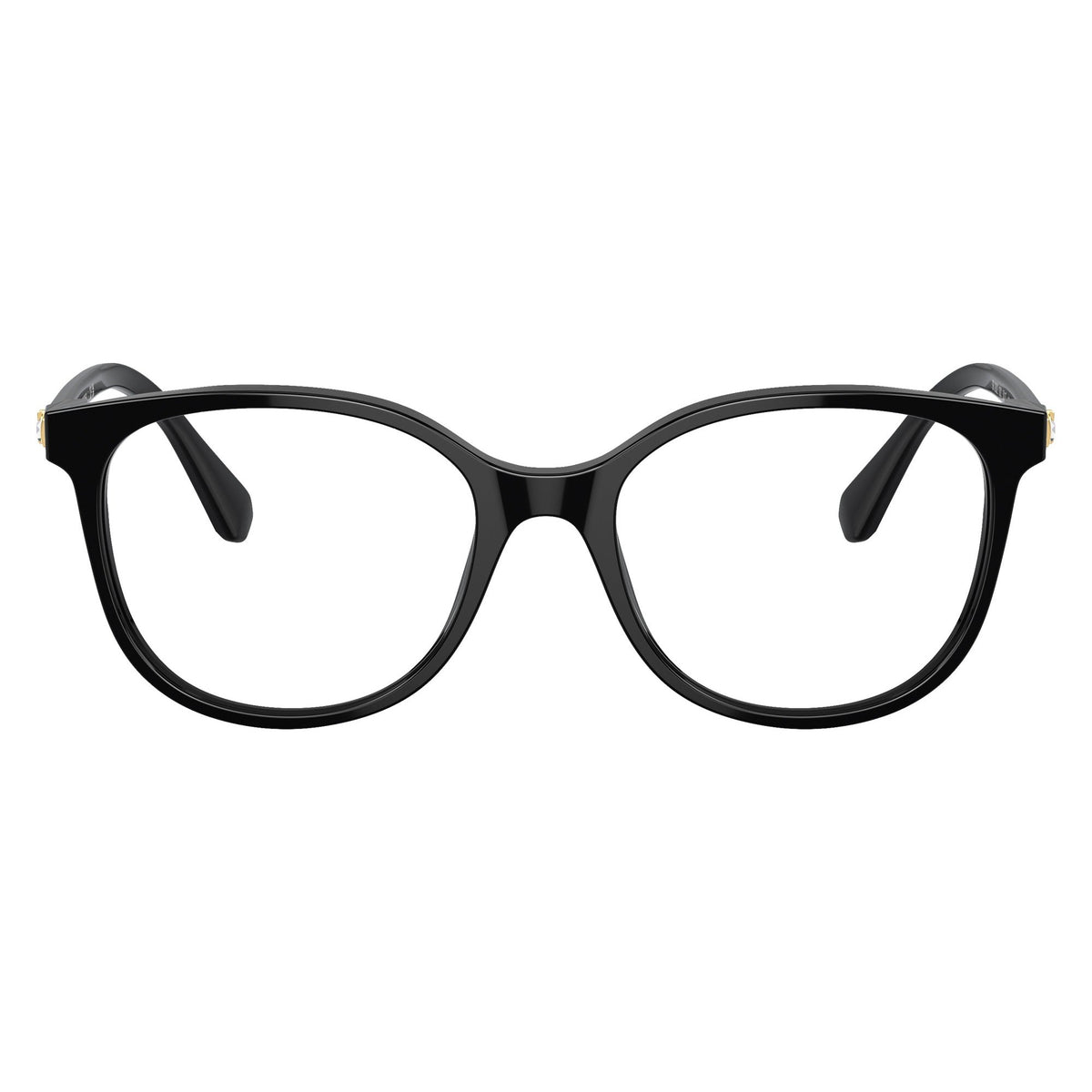 Swarovski SK2002 1001 Solid Black eyeglasses front view