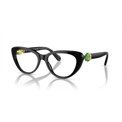 Swarovski SK2005 1001 Black eyeglasses angle view