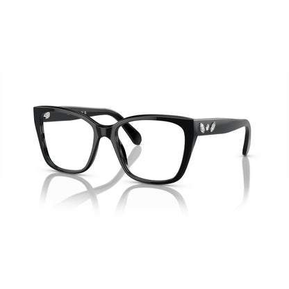 Swarovski SK2008 1001 Black eyeglasses angle view