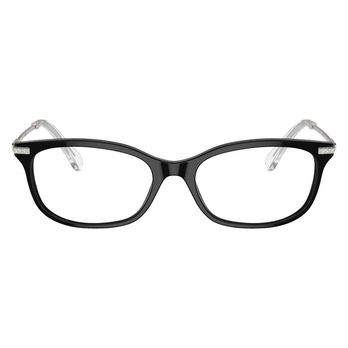 Swarovski SK2017 1001 Black eyeglasses front view