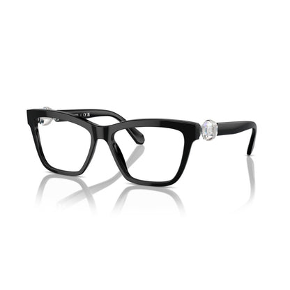 Swarovski SK2021 1001 Black eyeglasses angle view