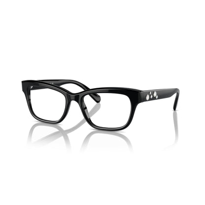 Swarovski SK2022 1001 Black eyeglasses angle view