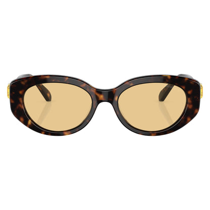 Swarovski SK6002 1002/8 Dark Havana sunglasses front view