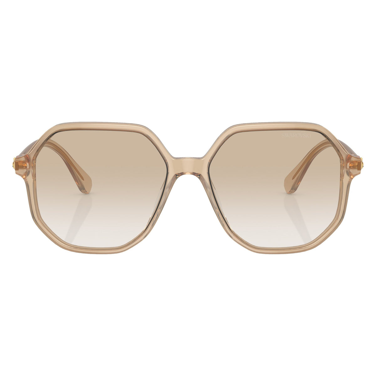 Swarovski SK6003 103411 Opaline Light Brown sunglasses front view