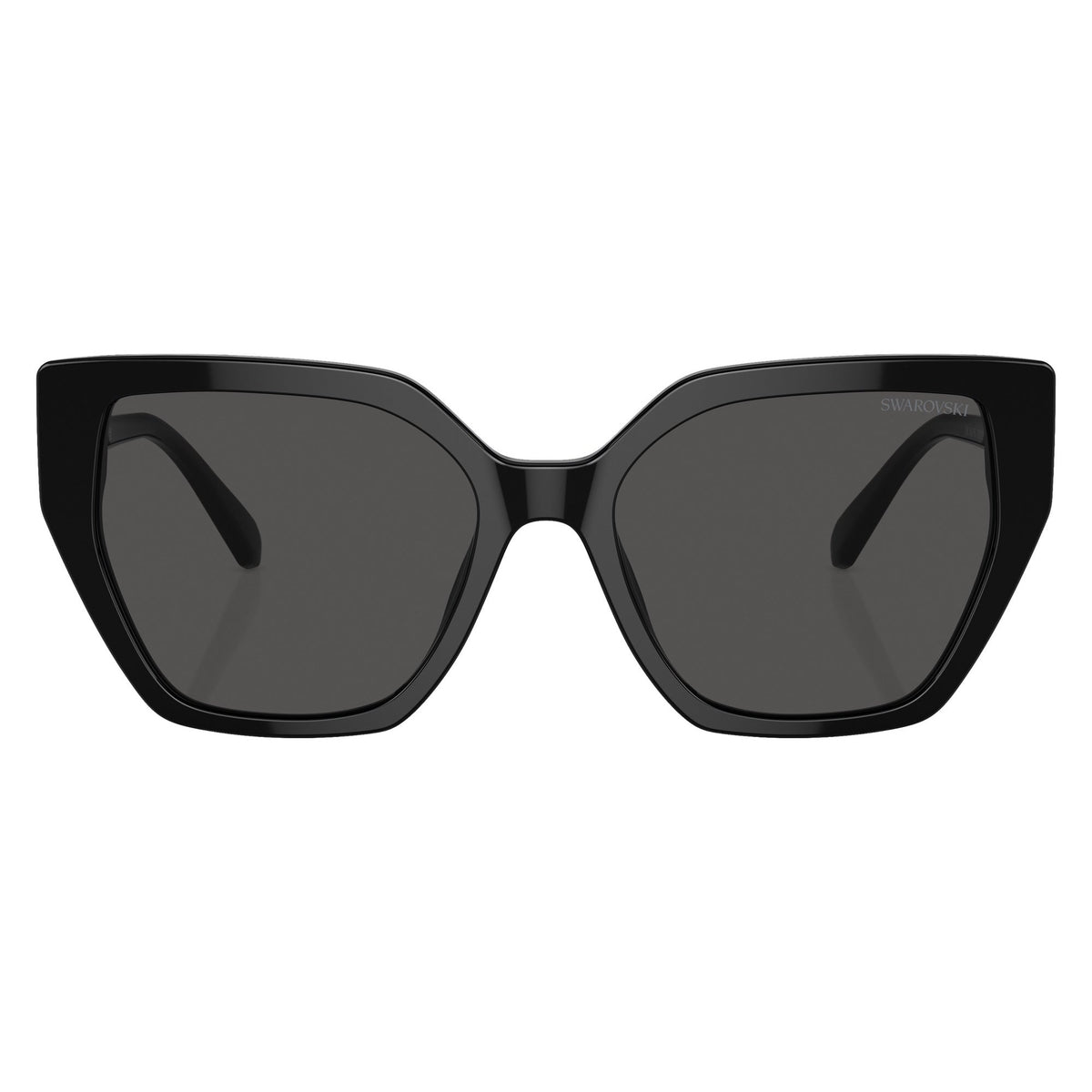 Swarovski SK6016 100187 Black sunglasses front view