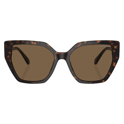 Swarovski SK6016 100273 Dark Havana sunglasses front view