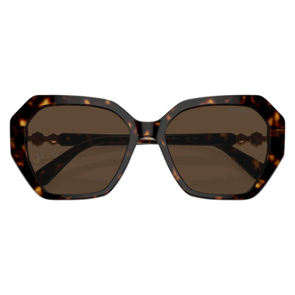 Swarovski SK6017 1002M4 Dark Havana sunglasses front view