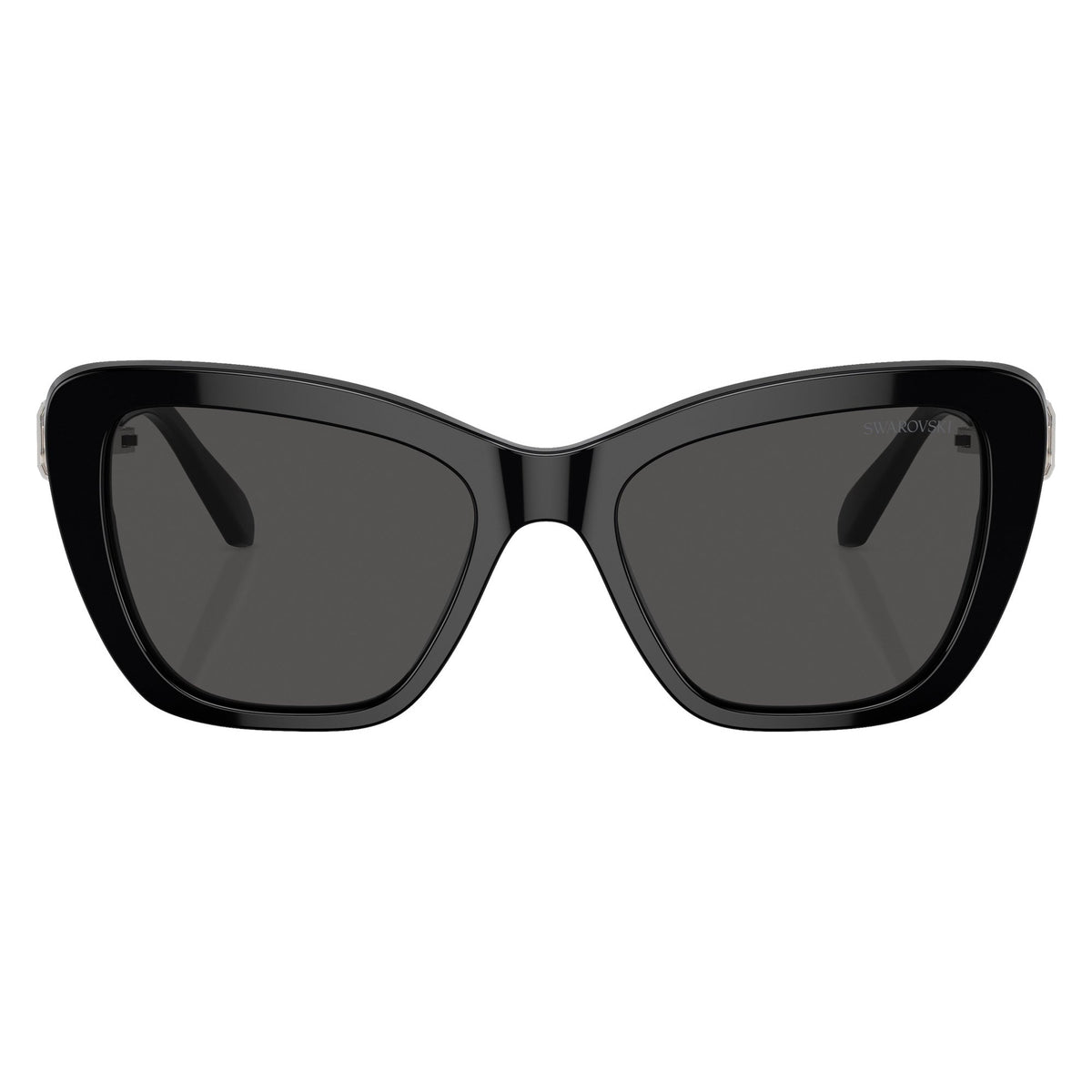 Swarovski SK6018 100187 Black sunglasses front view