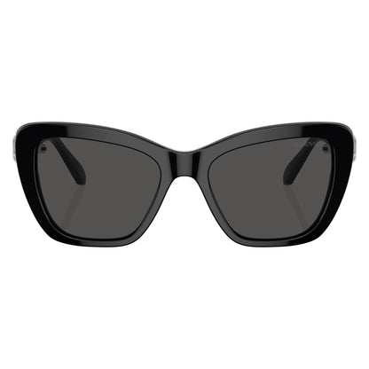 Swarovski SK6018 100187 Black sunglasses front view