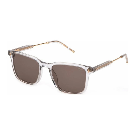 Lozza SL4314 06A7 Shiny Transparent Grey sunglasses angle view