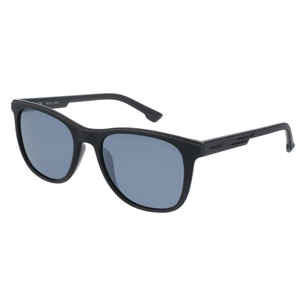 Police SPL960M 7EPP Matte Black sunglasses angle view