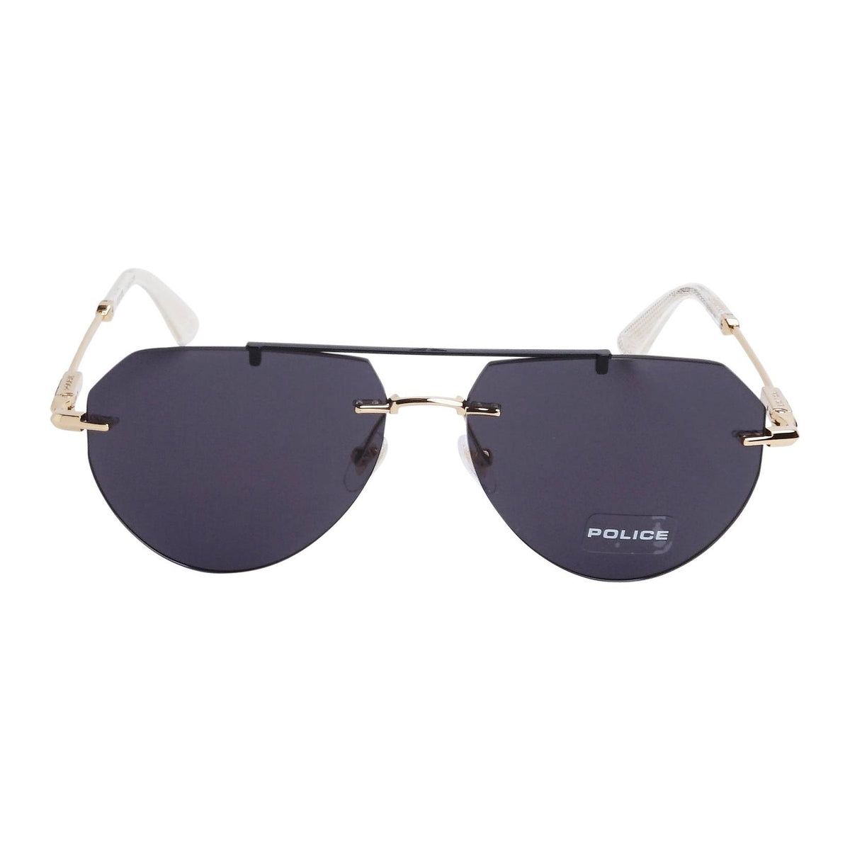 Police SPLN42M 0302 Rose Gold/Black sunglasses front view
