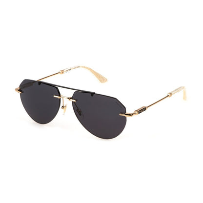 Police SPLN42M 0302 Rose Gold/Black sunglasses angle view