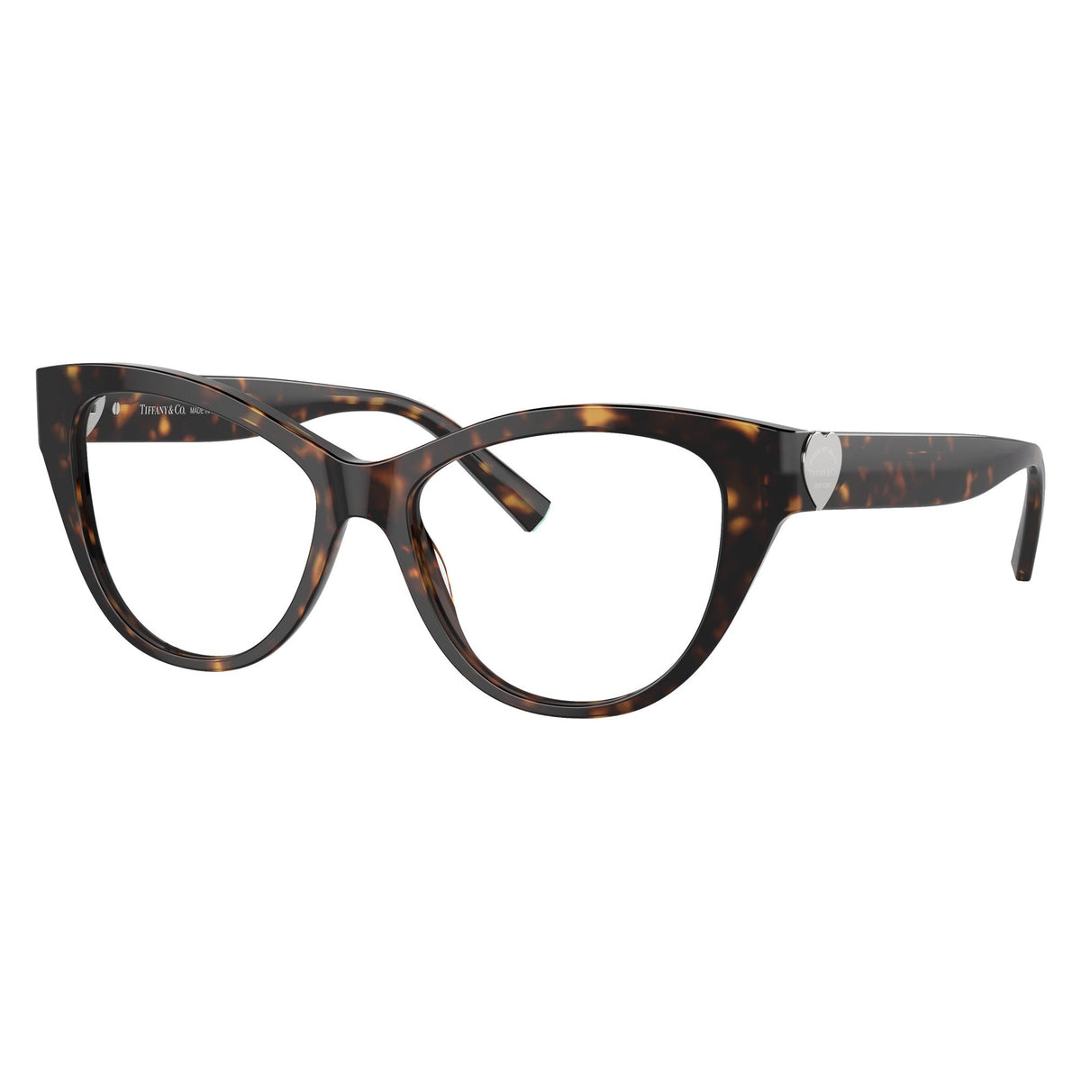 Tiffany & Co. TF2251 8015 Havana eyeglasses angle view