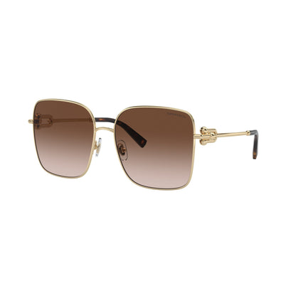 Tiffany & Co. TF3094 60213B Pale Gold sunglasses angle view