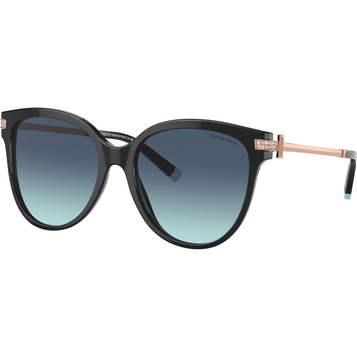 Tiffany & Co. TF4193B 80019S Black sunglasses angle view
