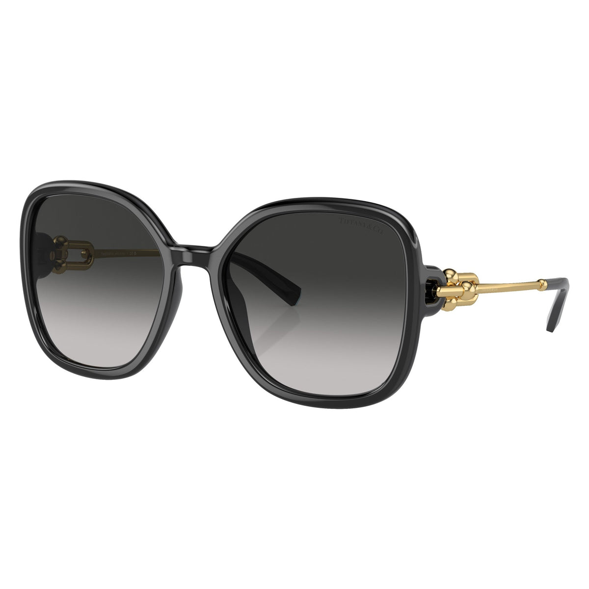 Tiffany & Co. TF4202U 80013C Black sunglasses angle view
