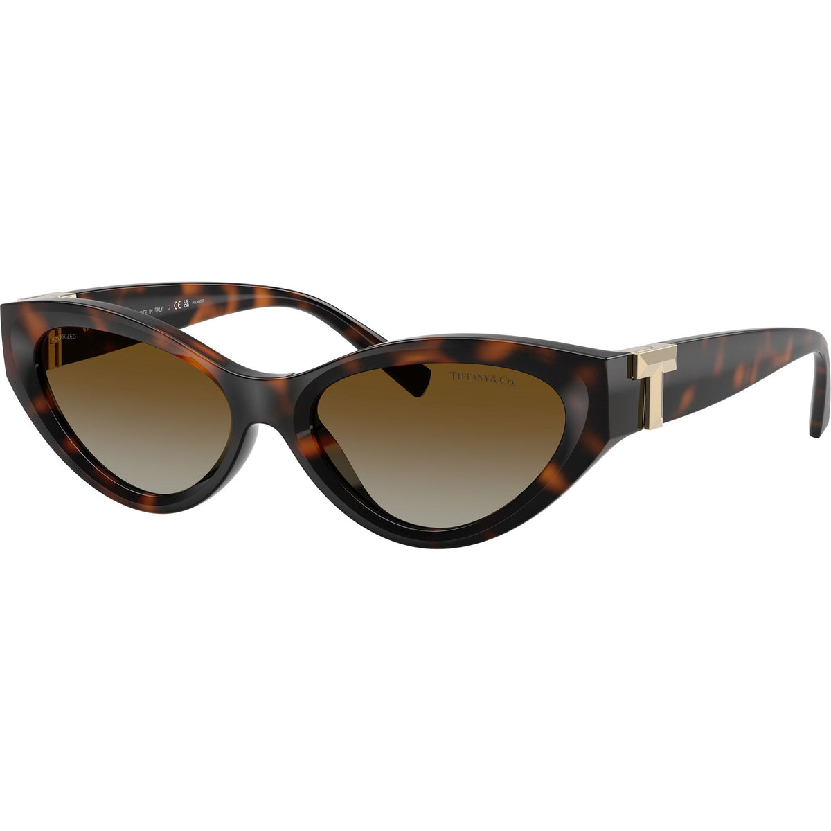 Tiffany & Co. TF4225U 8015T5 Havana sunglasses angle view