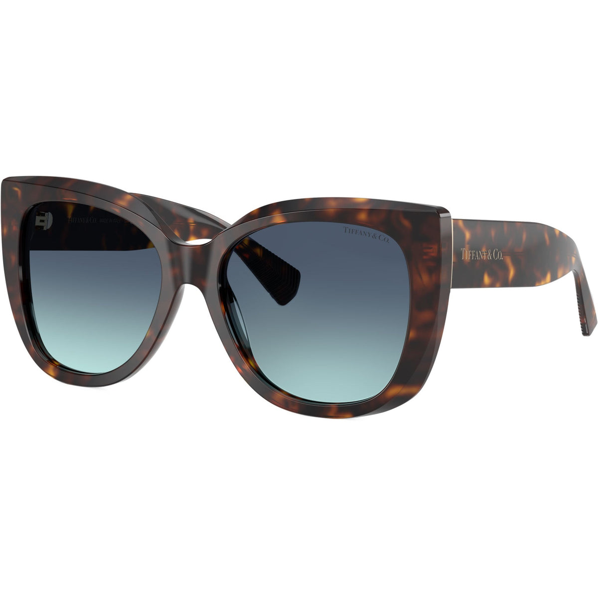 Tiffany & Co. TF4229 80159S Havana sunglasses angle view