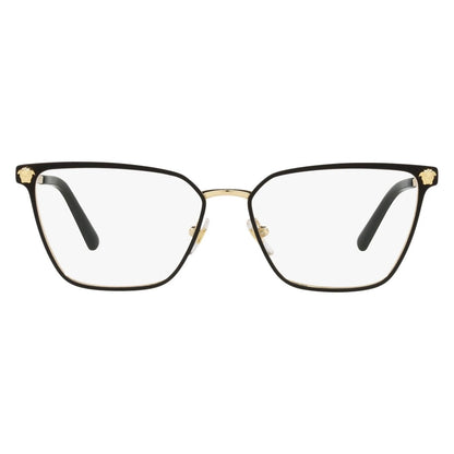 Versace VE1275 1433 Matte Black/Gold eyeglasses front view