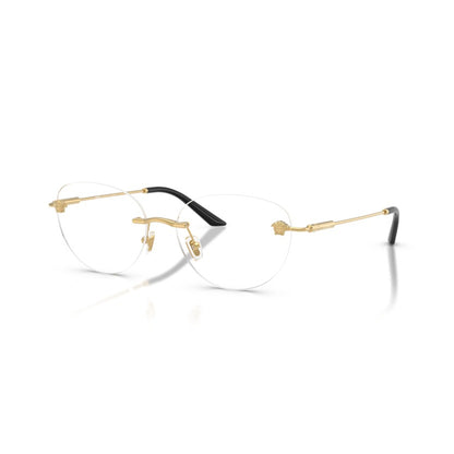 Versace VE1305 1002 Gold eyeglasses angle view