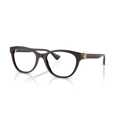 Versace VE3330 5386 Plum eyeglasses angle view