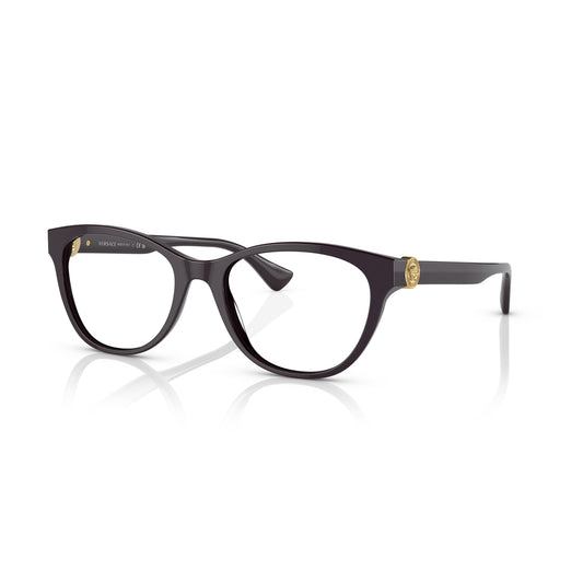 Versace VE3330 5386 Plum eyeglasses angle view