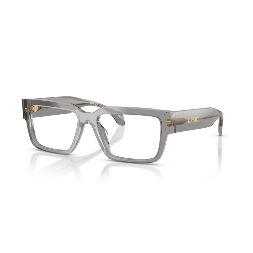 Versace VE3374U 5510 Transparent Grey eyeglasses angle view