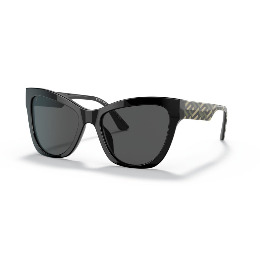 Versace VE4417U 535887 Black sunglasses angle view