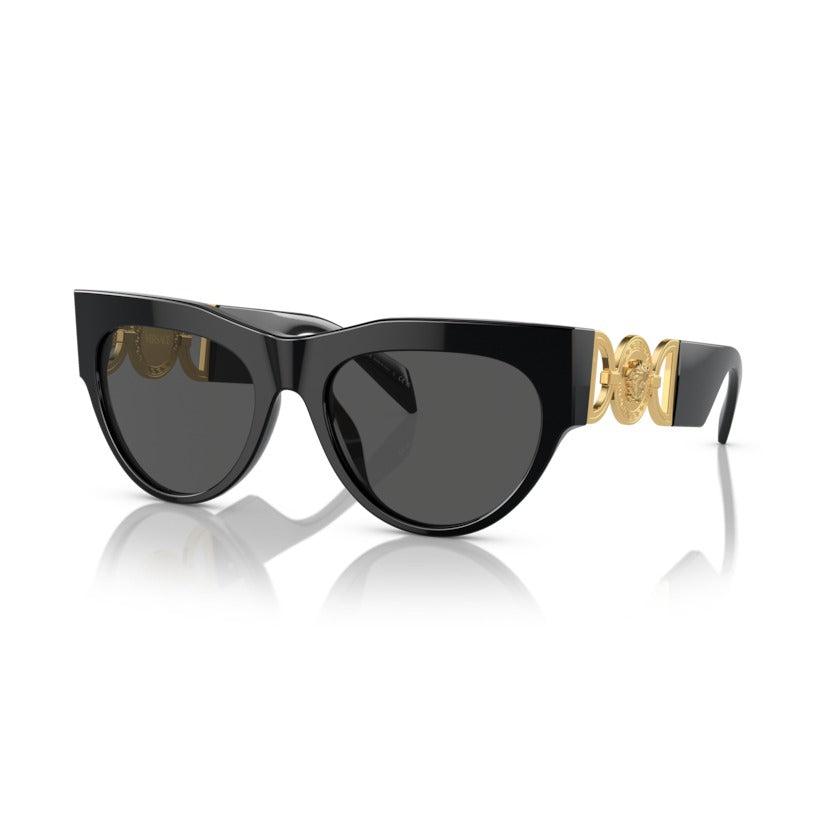 Versace VE4440U GB1/87 Black sunglasses angle view