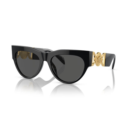 Versace VE4440U GB1/87 Black sunglasses angle view
