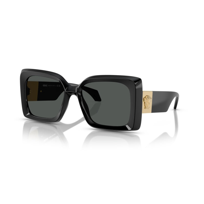 Versace VE4467U GB1/87 Black sunglasses angle view