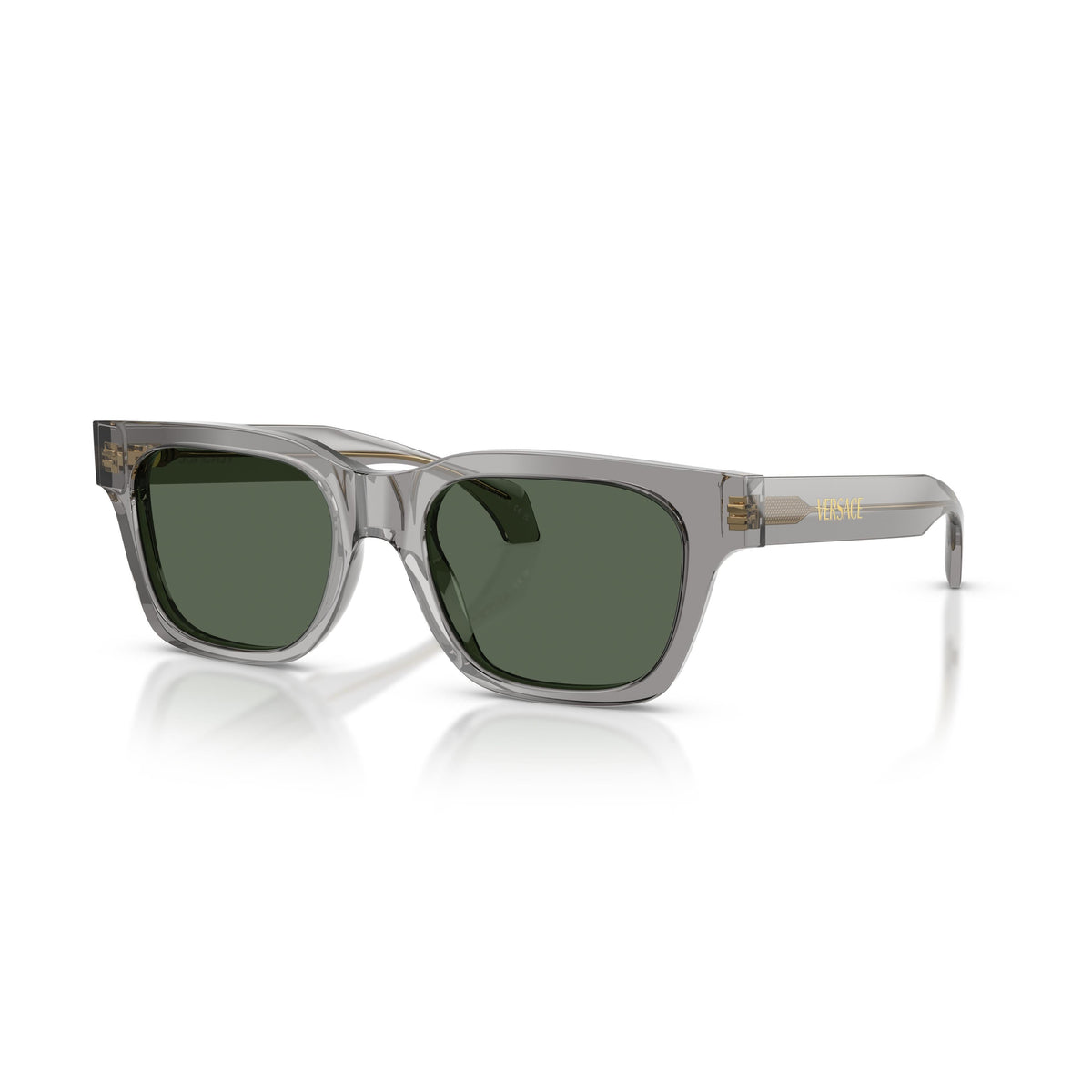 Versace VE4486 55107152 Transparent Grey sunglasses angle view